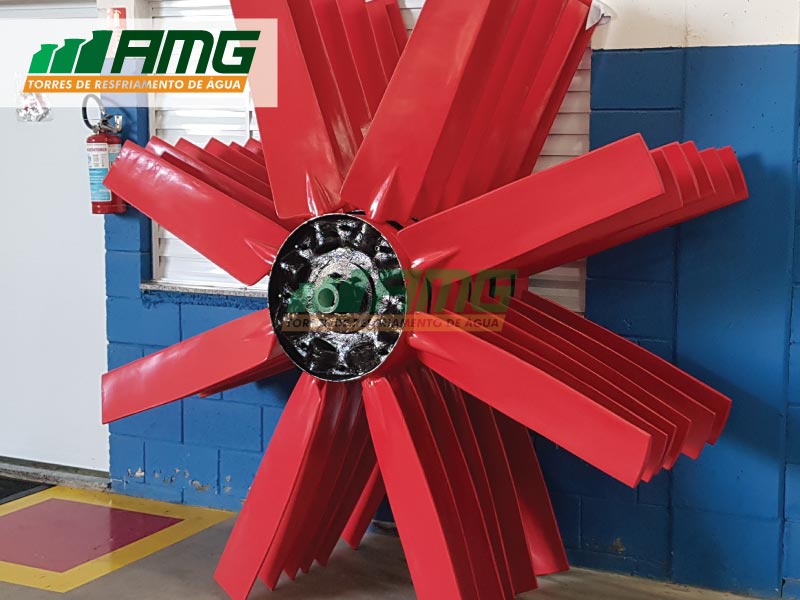 Water cooling tower fan