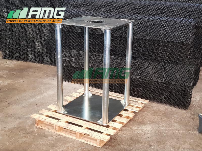 Cooling tower motor housing box