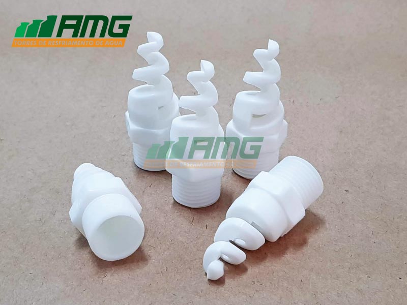 Spiral water sprinkler nozzle