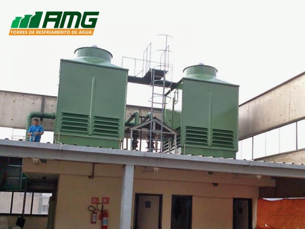Complete overhaul of model 40 water cooling towers