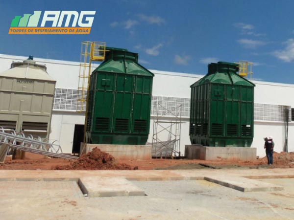 Refrissat water cooling tower - Assembly