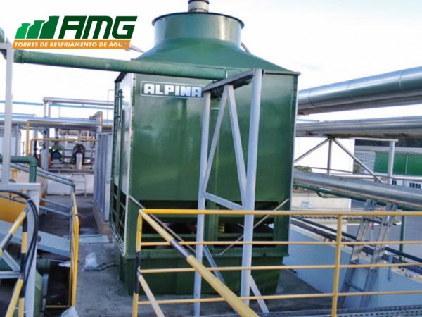 Complete overhaul of Alpina model 40 water cooling tower