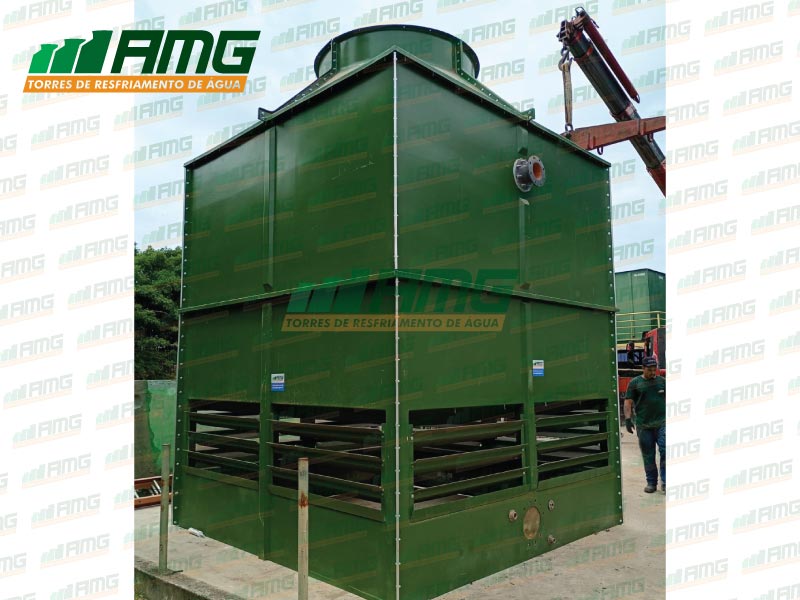 Alpina water cooling tower installed in Rio Claro/SP