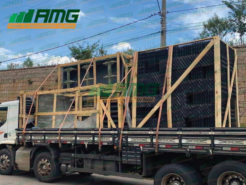 Water cooling tower destined for Cascavel/PR