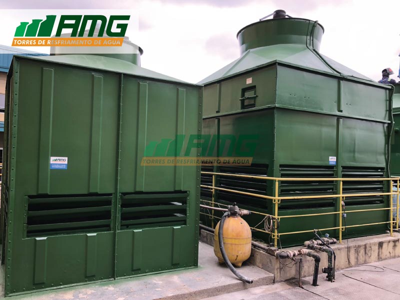 Maintenance of water cooling towers in Jundiaí SP