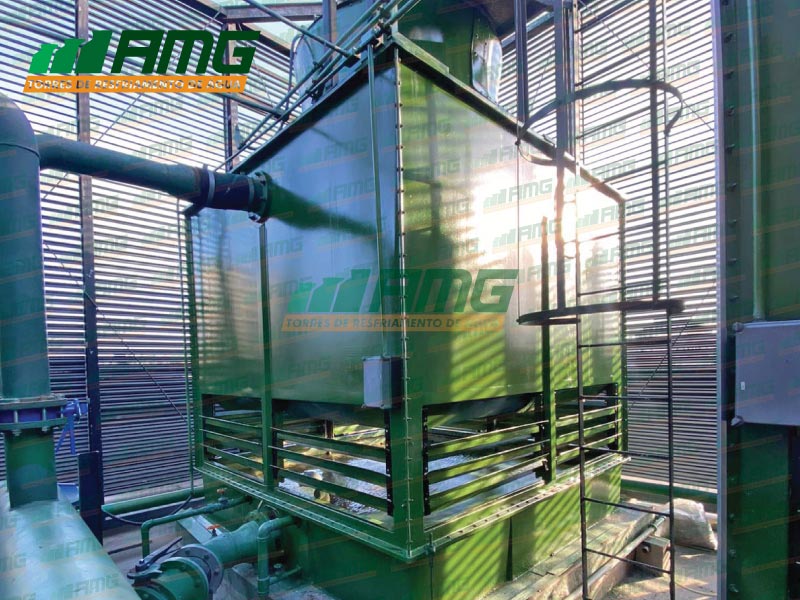 Alpina cooling tower maintenance in São Paulo