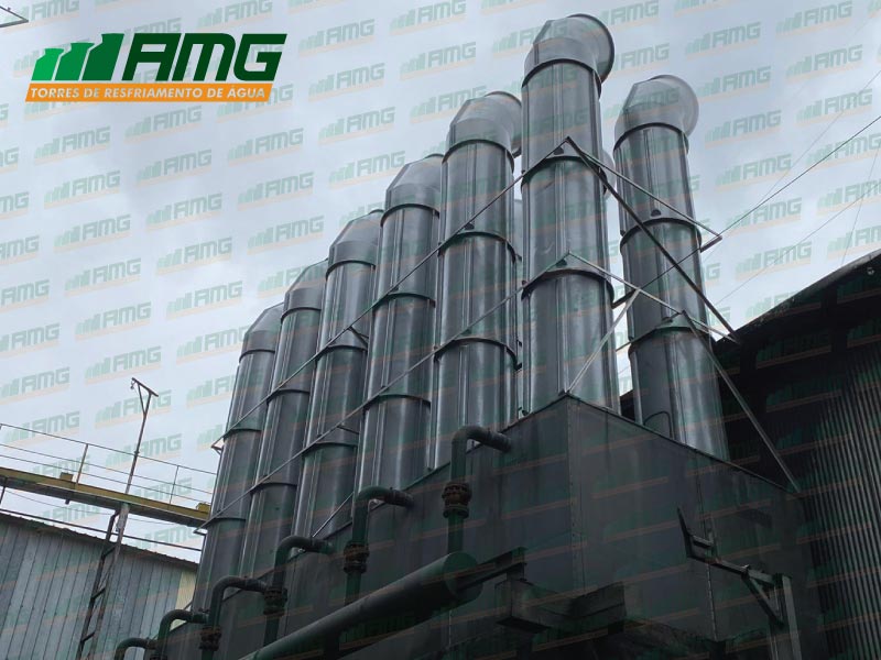 Manufacturing and assembly of discharge ducts in cooling towers