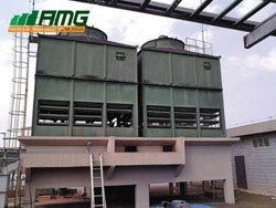 Filling change in water cooling tower