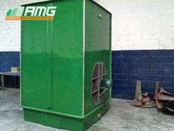 Complete refurbishment and painting of INS 25 cooling tower