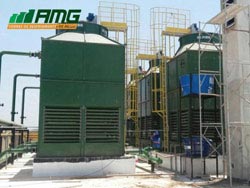Assembly of 6 Alpina model 100 water cooling towers