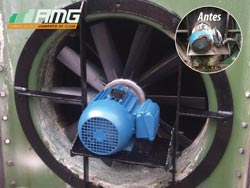 Engine and propeller replacement and cooling tower ring repair