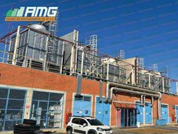 Cooling tower maintenance in Monte Mor/ SP
