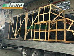 Round cooling tower: fill and drift eliminator