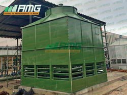 Supervision of water cooling tower assembly