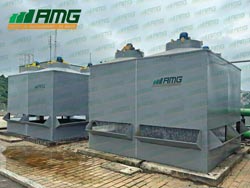 AMG 1037 water cooling tower assembled in Santos/ SP