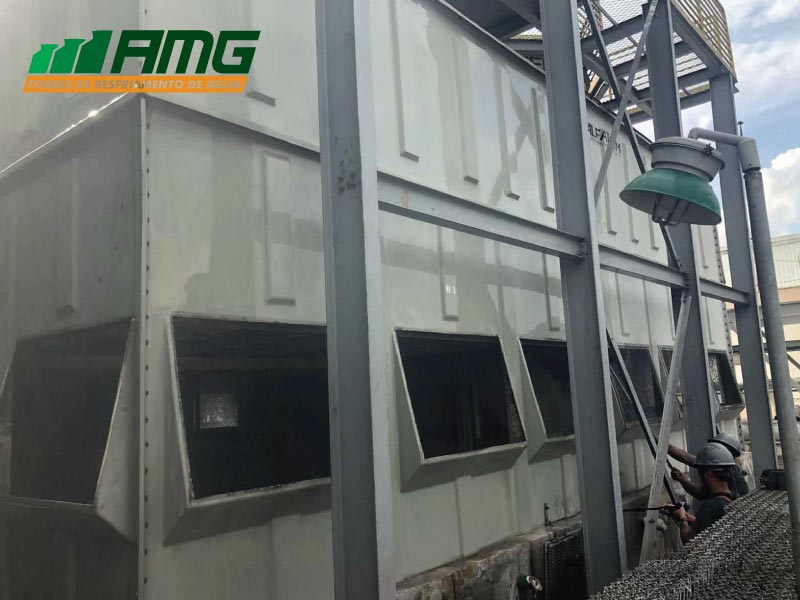 Alfaterm water cooling tower maintenance in São Paulo