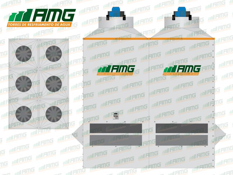 Torre de enfriamiento de agua AMG modelo 864