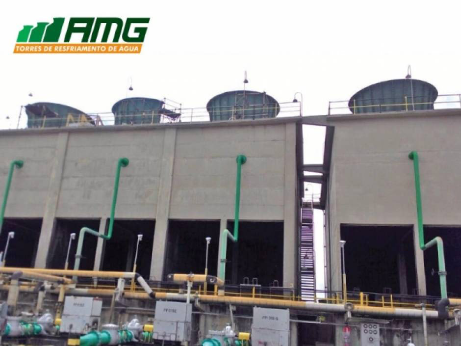 Materiales y servicios para torres de enfriamiento de agua