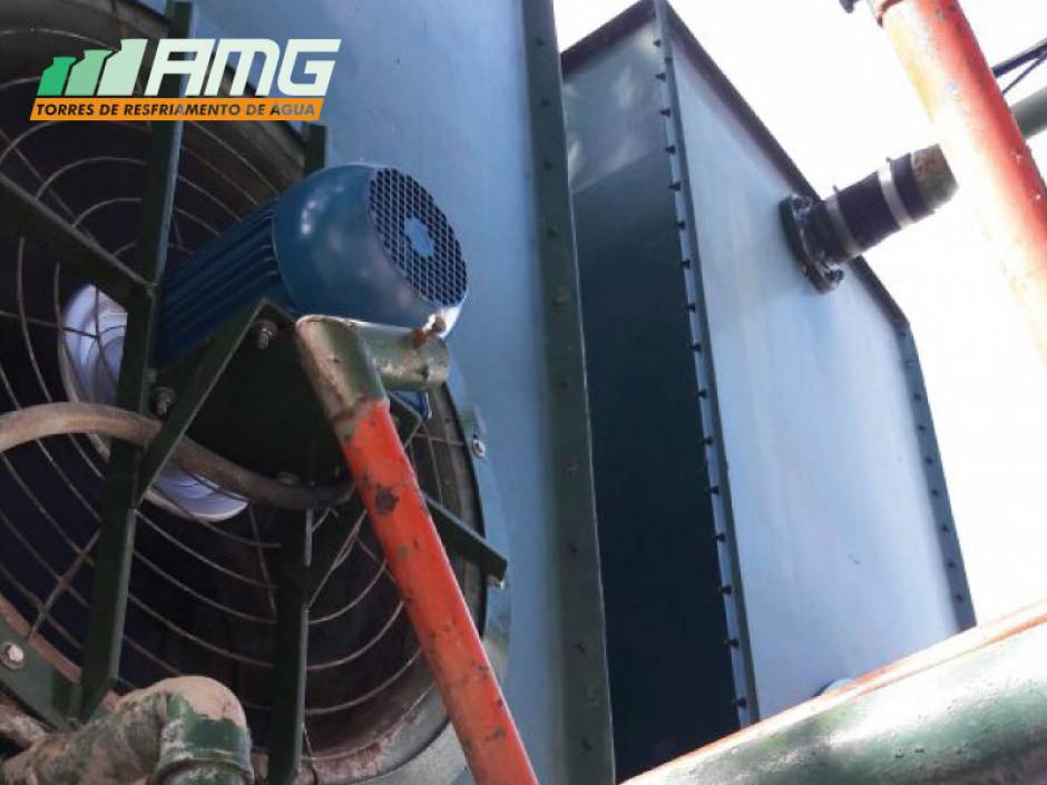 Mantenimiento de torre de enfriamiento: hélice, aro, motor