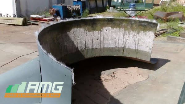 Reforma de difusor en fibra de vidrio de torre de enfriamiento