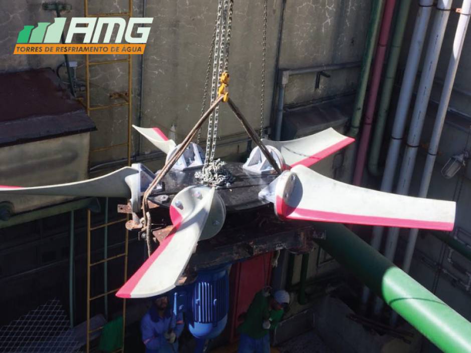 Fabricación y montaje de hélices para torres de enfriamiento