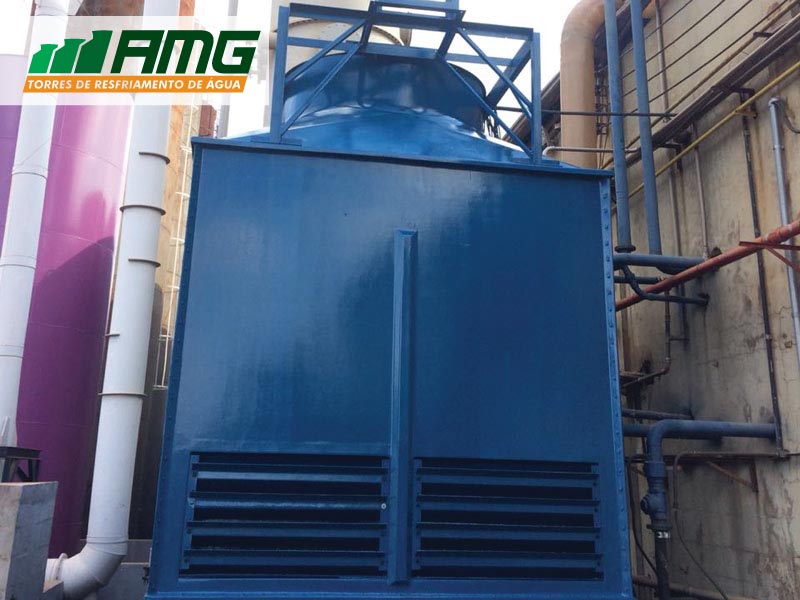 Renovación de la torre de enfriamiento de agua Alpina