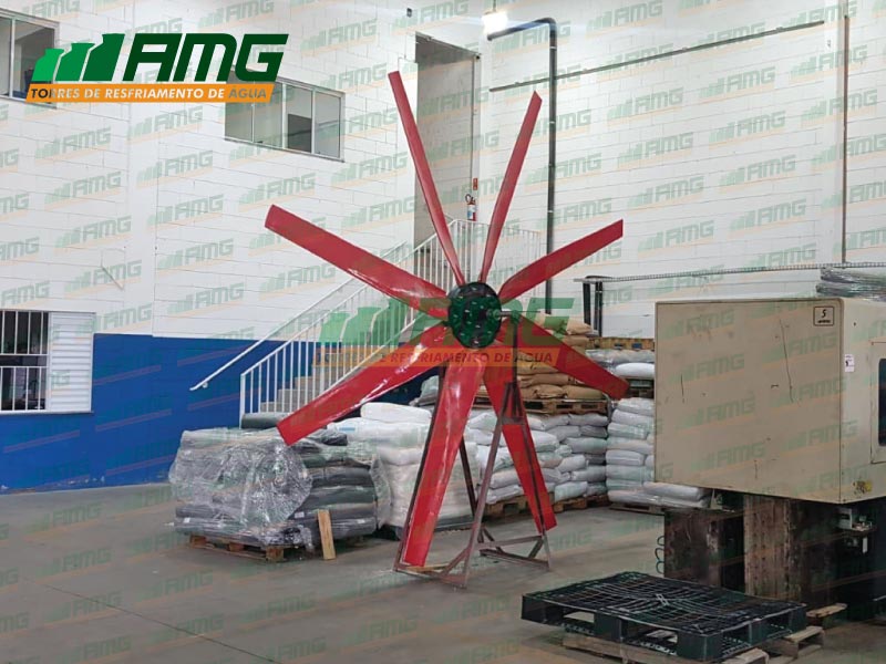 Suministro e instalación de hélices de torre de enfriamiento