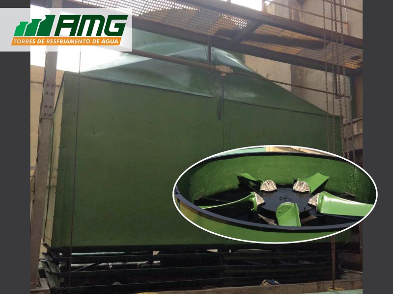 Mantenimiento de la torre de enfriamiento Alpina 230