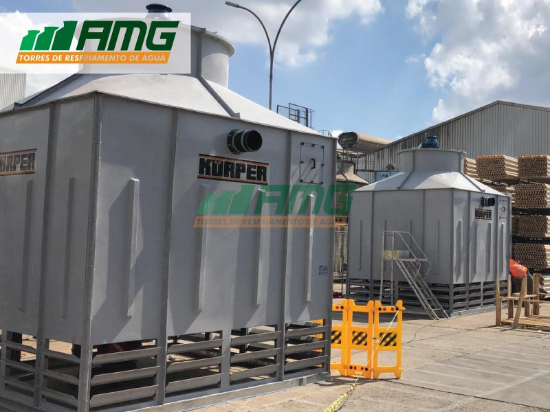 Montaje de torres de refrigeración de agua Korper