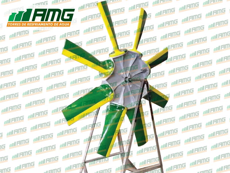 Revisión y balanceo de hélices de torres de enfriamiento de agua