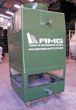 Torre de enfriamiento de agua restaurada por la AMG