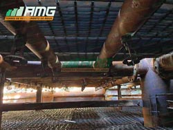 Mantenimiento de torre de enfriamiento en ingenio de caña de azúcar