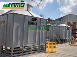 Montaje de torres de refrigeración de agua Korper