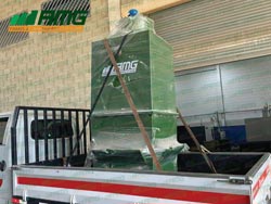 Torre de refrigeración de agua AMG destinada a Itatiba/SP