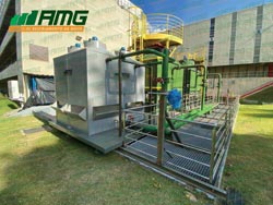 Torre de refrigeración por agua AMG en funcionamiento