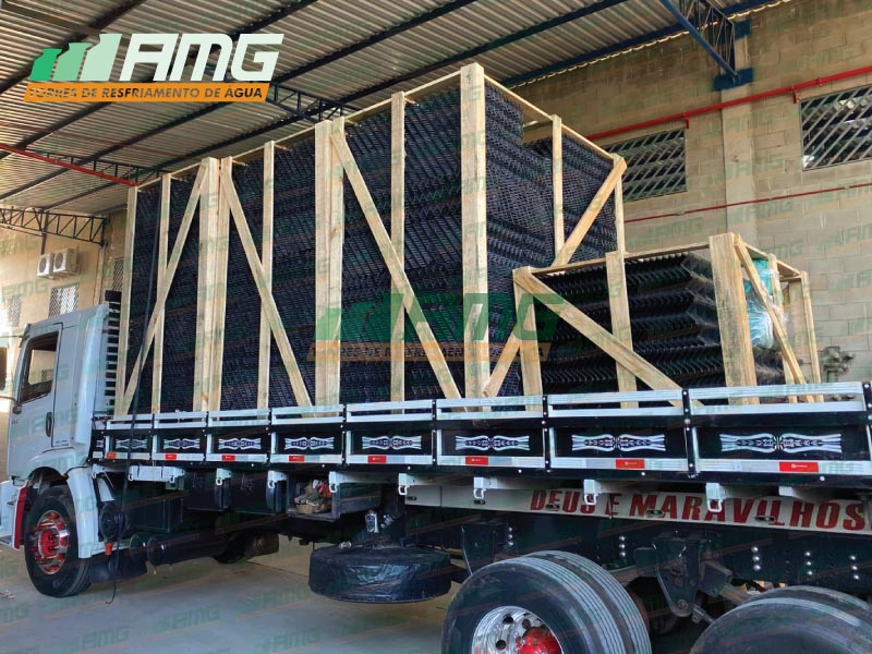 Rejilla de llenado para torre de enfriamiento destino São Paulo/SP