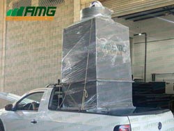 Torre de resfriamento para injetora AMG 81 destino Mauá/ SP